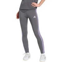 Essentials 3 Stripes Leggings Grey Lilac S8 10