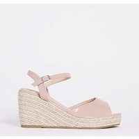 Peep Toe Espadrille E Fit