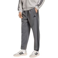 3 Stripes Fleece Cuffed Joggers Grey Black L35 39
