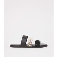 3 Strap Leather Mule Sandal EEE Fit