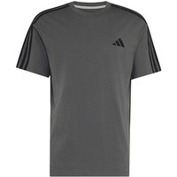 3 Stripes T Shirt Grey Black 2XL