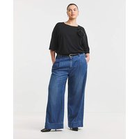 Authentic Drape Wide Leg Jeans MID 18R