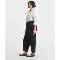 SBE Broderie Detail Barrel Jeans 14R