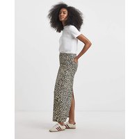 SBE Print Denim Midaxi Skirt