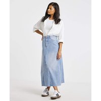 Tint Denim Full Maxi Skirt Tint