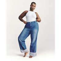 Turn Up Drape Jeans MID 18R