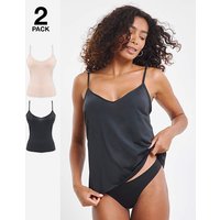 2 Pack Vests Black Almond 8 10