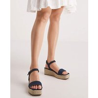 Square Toe Espadrille Flatform Sandals