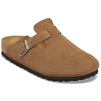 Classic Suede Boston Clogs Dark TEA UK 9.5
