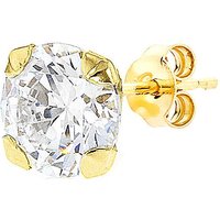 9Ct Round Stud Earring