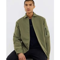 Zip Padded Overshirt