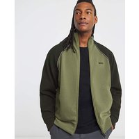 Zip Through Pique Sweat
