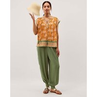 Reese Shirred Harem Trousers