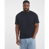 Linen Blend Relaxed Fit T Shirt 36 38