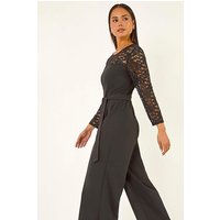 Contrast Stretch Jumpsuit