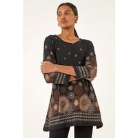 Sunflower Printed Tunic Top