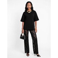 High Waist Lace Trousers
