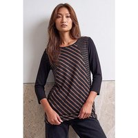 Stripe Snood Tunic Top