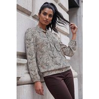 Tie Neck Animal Top