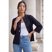 Hardware Button Cardigan