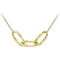 9ct Diamond Cut Ovals Necklace