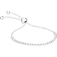Sterling Beaded Slider Bracelet