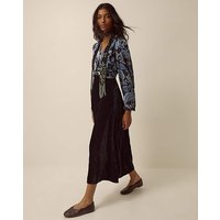Claudia Floral Devor Midi Dress