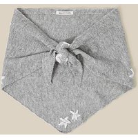 Elena Knitted Triangle Scarf ONE