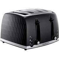 Russell Hobbs Honeycomb 4 Slice Toaster Black - Russell Hobbs