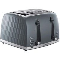 Russell Hobbs Honeycomb 4 Slice Toaster Grey - Russell Hobbs