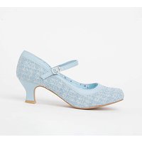 Heeled Tweed Mary Jane E Fit