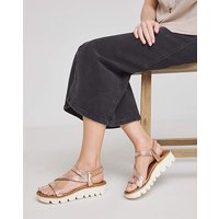 Fresco Sandals Ex Wide Fit Rose Gold