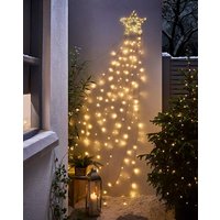 Outdoor Lit Christmas Shooting Star Warm Snowtime