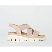 Stretch Flatforms EEE Fit Rose Gold