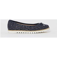 Bow Boucle Ballerinas E Fit