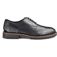 Leather Brogues Extra Wide Fit