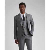 Slim Fit Check Suit Jacket
