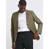 Linen Blend Suit Jacket