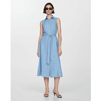 Tie Waist Sleeveless Dress
