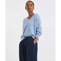 V Neck Sweater Pale
