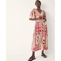Patti Flutter Sleeve Maxi Dress Dark