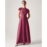 Monike Short Sleeve Lace Dress Dark