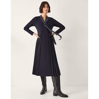Jessie Pleat Midi Dress & Scarf
