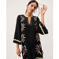 Bonnie Embroidered Mini Kaftan