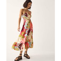 Iris Floral Bandeau Midi Dress