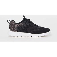 Ombre Trainers EEE Fit Black Pink