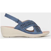 Woven Wedge Sandals EEE