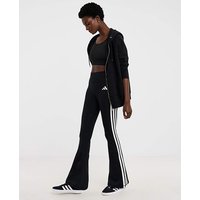 Essential 3 Stripe Flares Black White 1X 20 22