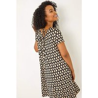 V Neck Swing Pocket Dress