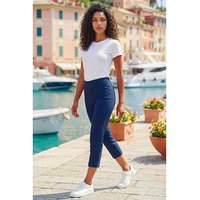 Cropped Stretch Trouser Midnight